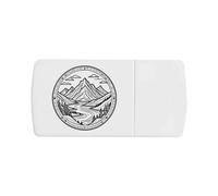 Azeeda 'Mountain Valley' Pill Box with Tablet Splitter (PI00042657)