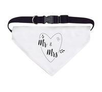 Azeeda 'Mr And Mrs ' Pet Bandana - White, L (PD00088662)