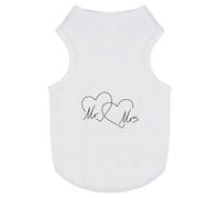 Azeeda 'Mr & Mrs Hearts' Pet Dog/Cat T-Shirt, L (PT00146591)