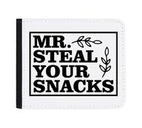 Azeeda 'Mr.Steal Your Snacks Label Funny Saying Humor' Wallet (WL00027613)