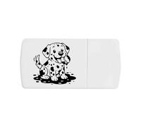 Azeeda 'Muddy Labrador Puppy' Pill Box with Tablet Splitter (PI00043646)