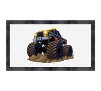 Azeeda 'Muddy Monster Truck' Pet Feeding Mat (PM00039102)