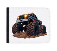Azeeda 'Muddy Monster Truck' Wallet (WL00039076)