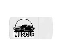 Azeeda 'Muscle Car' Pill Box with Tablet Splitter (PI00037784)