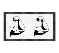 Azeeda 'Muscular Arm' Pet Feeding Mat (PM00034269)