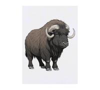 Azeeda 'Musk Ox' Temporary Tattoo - Water Resistant, Skin-Safe, Non-Toxic Transfer (TO00100699)