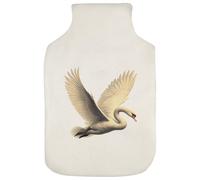 Azeeda 'Mute Swan Flying' Hot Water Bottle Cover (HW00048575)
