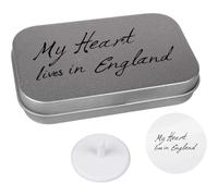 Azeeda 'My Heart Lives In England' Golf Marker Set (GO00100586)