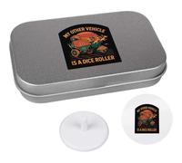 Azeeda 'My Other Vehicle is a Dice Roller' Golf Markers Gift Set (GO00082585)