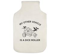 Azeeda 'My Other Vehicle is a Dice Roller' Hot Water Bottle Cover (HW00041579)