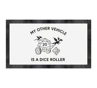 Azeeda 'My Other Vehicle is a Dice Roller' Pet Feeding Mat (PM00029918)