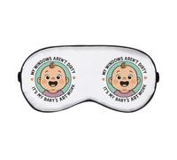 Azeeda 'My Windows aren't Dirty It's My Baby's Art' Sleep/Travel Eye Mask (EY00030934)