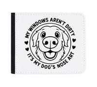Azeeda 'My Windows aren't Dirty It's My Dogs Nose Art' Wallet (WL00030828)