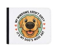 Azeeda 'My Windows aren't Dirty It's My Dogs Nose Art' Wallet (WL00030829)
