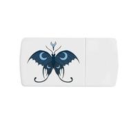 Azeeda 'Mystic Moon Moth' Pill Box with Tablet Splitter (PI00040638)
