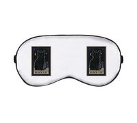 Azeeda 'Mystical Black Cat Card' Sleep/Travel Eye Mask (EY00030497)
