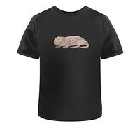 Azeeda 'Naked Mole Rat' Unisex T-Shirt - 100% Cotton, Black, L (TA00142963)