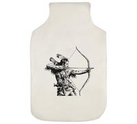 Azeeda 'Native American Archer' Hot Water Bottle Cover (HW00052612)