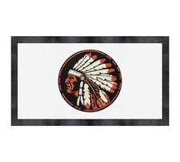 Azeeda 'Native American Chief Side View' Pet Feeding Mat (PM00032826)