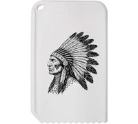 Azeeda 'Native American Chief Side View' Plastic Ice Scraper (IC00052625)