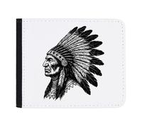 Azeeda 'Native American Chief' Slim Wallet/Cardholder (WL00039320)