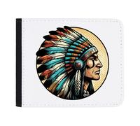 Azeeda 'Native American Chief' Slim Wallet/Cardholder (WL00041253)