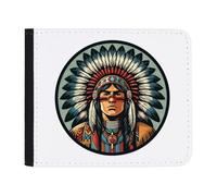 Azeeda 'Native American Chief' Slim Wallet/Cardholder (WL00041378)