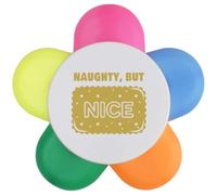 Azeeda 'Naughty But Nice Biscuit' Flower Shape Highlighter Pen (HL00046651)