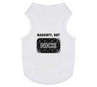 Azeeda 'Naughty But Nice' Pet Dog/Cat T-Shirt, S (PT00186057)