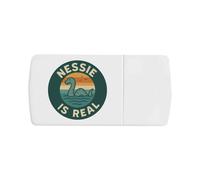 Azeeda 'Nessie is Real' Pill Box with Tablet Splitter (PI00037621)
