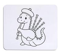 Azeeda 'Nessie Playing Bagpipes' Mouse Mat/Desk Pad (MO00041620)