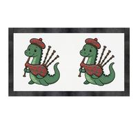 Azeeda 'Nessie Playing Bagpipes' Pet Feeding Mat (PM00033550)