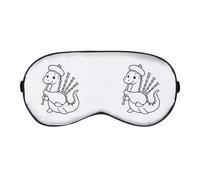 Azeeda 'Nessie Playing Bagpipes' Sleep/Travel Eye Mask (EY00033630)