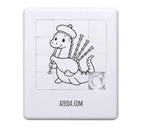 Azeeda 'Nessie Playing Bagpipes' Sliding Puzzle (PZ00040250)