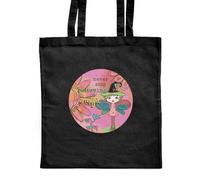 Azeeda 'Never Stop Believing' Classic Black Tote Shopper Bag (ZB00025433)