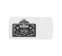 Azeeda 'New Year 2026 Onwards' Pill Box with Tablet Splitter (PI00039315)
