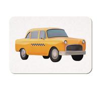 Azeeda 'New York Taxi' Rectangular Fridge Magnet - Decorative Refrigerator & Whiteboard Magnet for Home, Kitchen or Office - 70mm x 49mm (FM00043882)