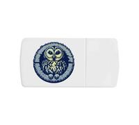 Azeeda 'Night Owl' Pill Box with Tablet Splitter (PI00042069)