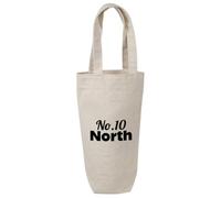 Azeeda 'No.10 North' Wine Bottle Bag - Natural (BL00052471)