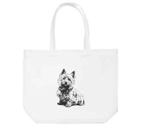 Azeeda 'Norwich Terrier Portrait' Tote Shopping Bag For Life (BG00086644)