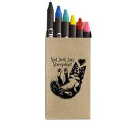 Azeeda 'Not Just Any Sheepdog' Coloured Crayon Set (CY00038023)