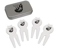 Azeeda 'Not Just Any Sheepdog' Golf Divot Tool/Repair Fork Gift Set (GO00071967)