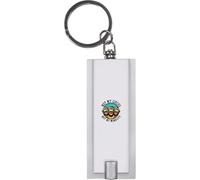 Azeeda 'Not My Circus Not My Monkeys' LED Torch Keyring - Compact Pocket Flashlight with Keychain - Handy Mini Light for Bags and Keys (KT00042858)