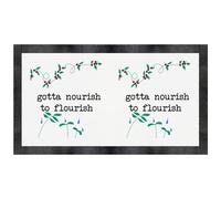 Azeeda 'Nourish To Flourish' Pet Feeding Mat (PM00032994)
