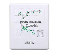 Azeeda 'Nourish To Flourish' Sliding Puzzle (PZ00039695)