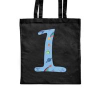 Azeeda 'Number One Starry Skies' Black Tote Bag (ZB00035625)