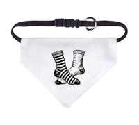 Azeeda 'Odd Socks' Pet Bandana - White, S (PD00087243)