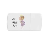 Azeeda 'Oh Holy Night' Pill Box with Tablet Splitter (PI00038389)