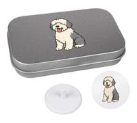 Azeeda 'Old English Sheepdog' Golf Markers Gift Set (GO00083934)
