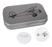 Azeeda 'Old School Plane' Golf Markers Gift Set (GO00077950)